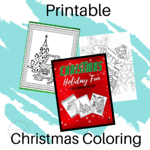 Christmas coloring fun printable for the festive season