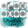 Adult Mandala Coloring Pages preview graphics for the Printable-Magic website