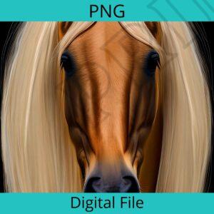 Palomino horse head design to suit tumblers and other projects. Sublimation or printable PNG file