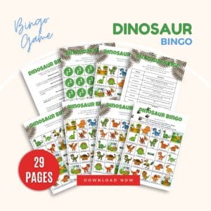 Dinosaur Bingo – Printable