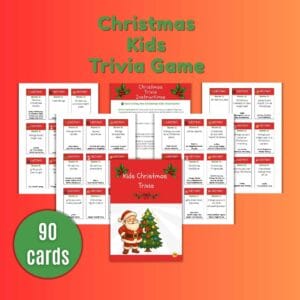 Kid-friendly Christmas trivia quiz with traditions, holiday fun, and treats