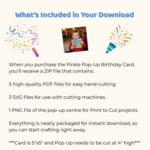 A list of what is included in the package